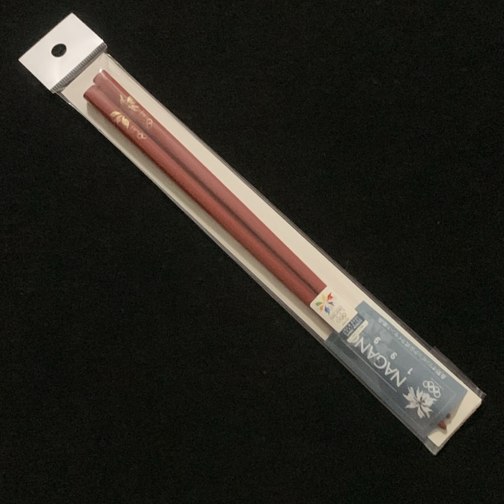 NWT Nagano Olympics 1998 Official Olympic Product Chopsticks Ohashi